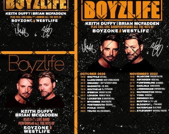 Boyzlife Tour PNG File: T-Shirt Print Ready (Digital Download)