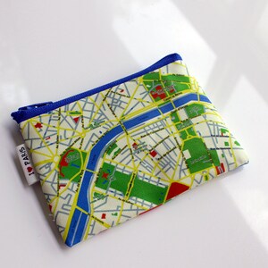 PARIS Map Geldbörse, Portemonnaie, Damen Geldbörse, Herren Geldbörse - Paris Map Wallet, Geschenk für Ihn, für Sie, Andenken aus Frankreich