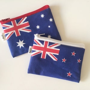 Flag Coin Purse, Zipper Travel Purse, Travel Wallet With Zipper, Wallet For Coins And Bills, US Dollars, GB Pounds, European Euros and more. image 6