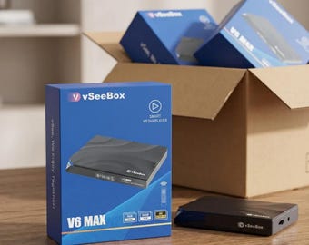 Reproductor multimedia Android vSeeBox V6 Max – Último modelo / vSeeBox v6 Max - Nuevo modelo - Envío rápido y gratuito - Reproductor multimedia Android vSeeBox V6 Max