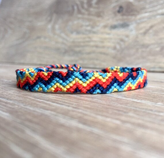 zig zag string bracelet