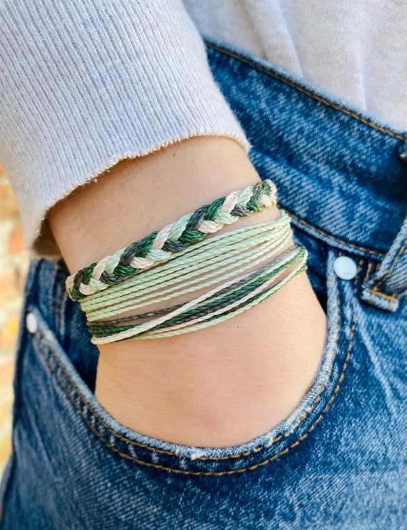 minimalistische sieraden Handgemaakte draad waterdichte armband voor vrouwen of mannen geschenken voor haar Sieraden Armbanden Geweven & Gevlochten armbanden 