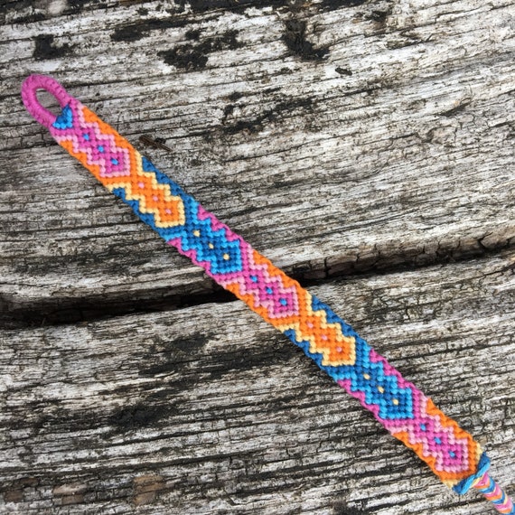 Arrow friendship bracelet tribal friendship bracelet chevron Etsy