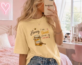 Schat, ik ben lief, maar niet zo lief | T-shirt met grappig voedsel