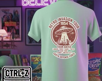 T-shirt Humour Extraterrestre 3I/ATLAS - Style Vintage Délavé - Neuf Avec étiquettes