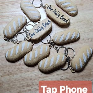 Llavero Pan de Vida – Versículo bíblico diario NFC