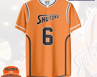 Kuroko's Basketball Shutoku Jersey, Custom Anime Cosplay