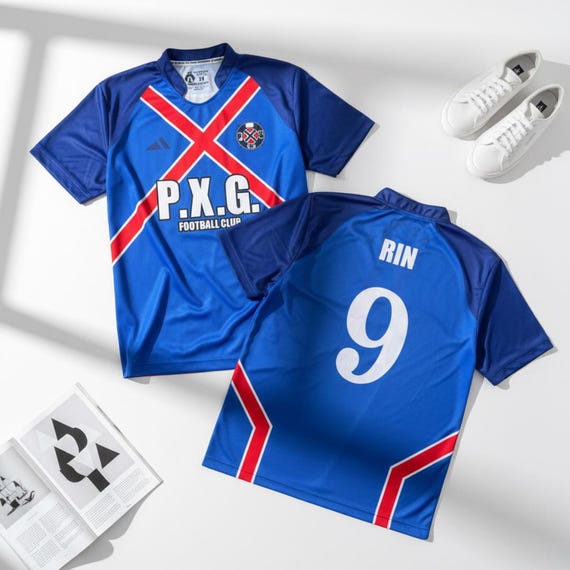 Customizable Blue Lock Football Jersey: Unisex Dryfit Cosplay T
