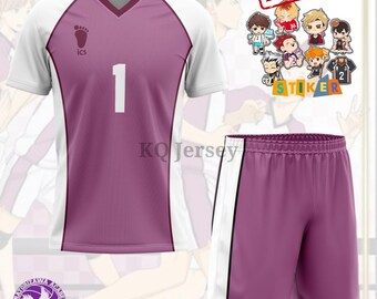 Haikyuu Schweiden Adlers Sports Jersey, Wakatoshi Ushijima
