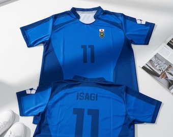 Blue Lock Isagi #11 jersey - custom anime-cosplay-T-shirt