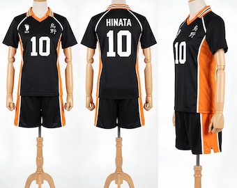 Maglia da pallavolo personalizzabile del Karasuno – Uniforme sportiva per cosplay di Haikyuu