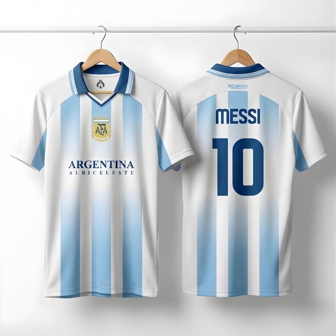 Custom Argentina Messi 10 Jersey | Albiceleste Soccer Shirt