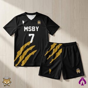 Haikyuu Jersey MSBY Volleyball Jersey – Custom Name & Number, Unisex Anime Cosplay Shirt, MSBY Team Uniform image 1