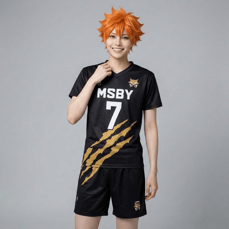 Haikyuu Jersey MSBY Volleyball Jersey – Custom Name & Number, Unisex Anime Cosplay Shirt, MSBY Team Uniform image 2