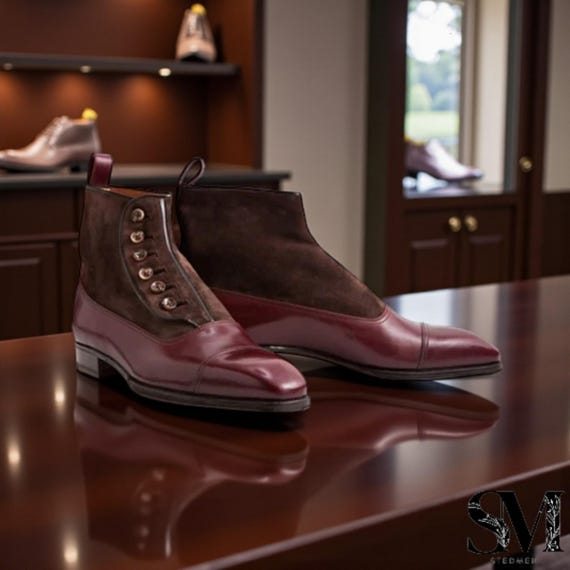 burgundy dress boots STRADA - Ankle Boots