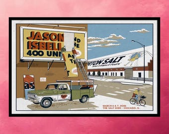 Jason Isbell et l'unité 400 3 6-3 7 2026 Chicago IL Poster