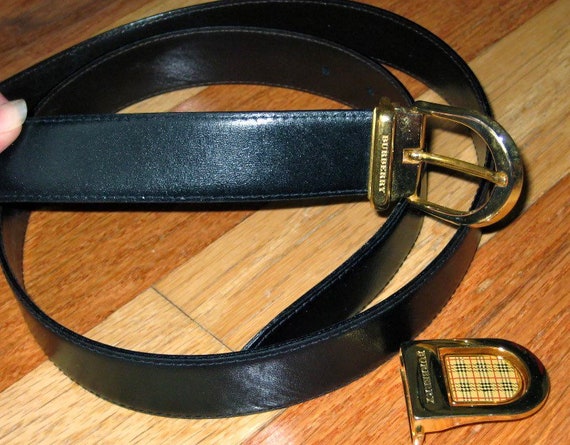 Burberry Men's Reversible Leather Belt