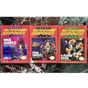 1990 NINTENDO POWER Strategy Guides NES vol 15 17 19 Final Fantasy Ninja Gaiden
