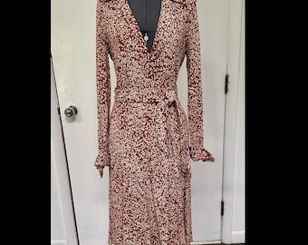 Wrap Dress Diane Von Furstenberg Vintage Wrap Dress DVF Silk Dress Retro  Dress - Etsy