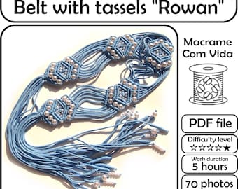 マクラメベルトの作り方 | PDFダウンロード | 初心者向け、シンプルで