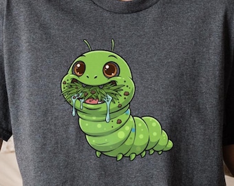 Hungry Caterpillar Shirt, Cute Caterpillar Tee, Nature Lover Caterpillar Gift,Adorable Hungry Caterpillar Tees,Funny Protest Caterpillar Tee