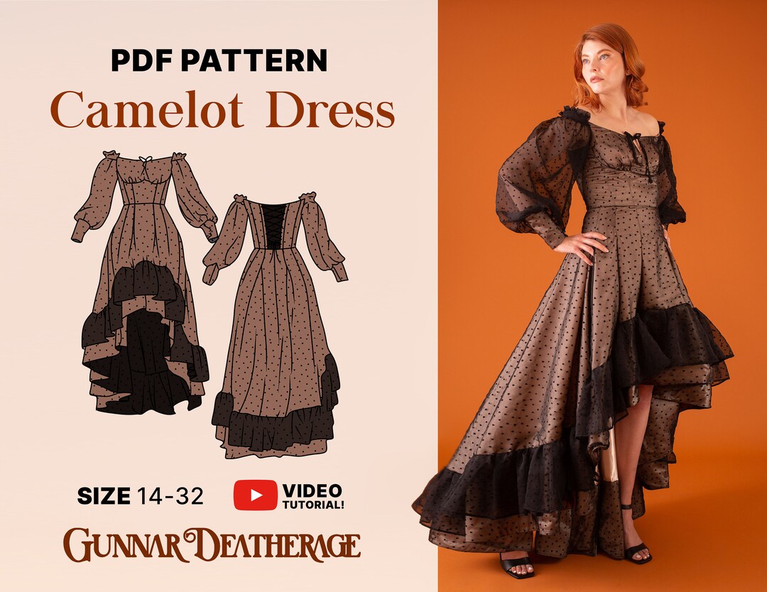 Dress PDF sewing patterns for women by Dressmaking Amóre – DressmakingAmore