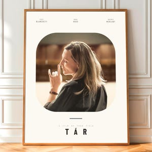 Tár Poster | Cate Blanchett Conductor | Todd Field Film Print | Orchestra Drama Art | Digital Download