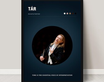 TÁR Poster Cate Blanchett Conductor Print | Lesbian Drama Film Art | Classical Music Wall Decor | Sapphic WLW Gift | Digital Download