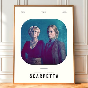 Scarpetta Poster TV Series Print | Nicole Kidman Jamie Lee Curtis | Crime Thriller Wall Art | Medical Examiner Gift | Digital Download image 1