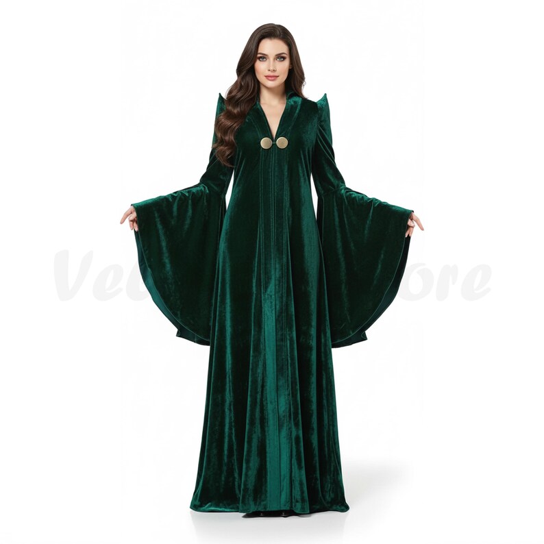 Magical Professor Robe Medieval Hogwarts Professor Costume-professor Mcgonagall-inspired Cloak ...