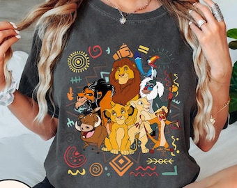Retro 90s Disney Animal Kingdom Lion King Shirt, Timon Pumbaa Hakuna Matata Matching Tee, Kid Toddler Gift Shirt, Disneyland Family Trip Tee
