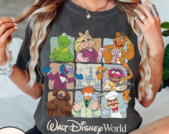 Disney The Muppet Electric Mayhem Rock N Achterbahn T-Shirt, Disneyland Urlaub Familie Shirt, Disney World Hollywood Studios Reise Shirt