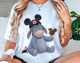 Eeyore Disney Winnie Puuh T-shirt, Disney Eiscreme Shirt, Disneyland Familienausflug, Walt Disney World Shirt, Geburtstagsgeschenk Tee