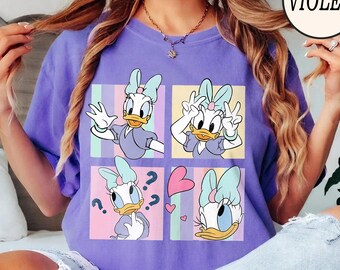 Retro Daisy Duck Shirt, Daisy Duck Trip Shirt, Disney Girl Trip Shirt, Disney World Shirt, Disneyland Shirt, Comfort Colors Shirt