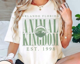 Vintage Animal Kingdom Est 1998 Comfort Colors Shirt, Magic Kingdom Family Trip Shirts, Retro Walt Disney Wolrd Tee, Orlando Park Shirts