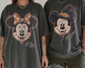 Comfort Colors® Mickey Minnie Halloween Shirt, Mickey's Not So Scary Halloween Party Tee, Disney World Family Trip, Disneyland Spooky Season
