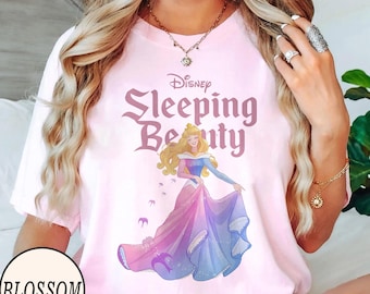 Vintage Disney Aurora-shirt, Walt Disney Princess-shirt, Aurora-shirt, Doornroosje, Shirt Disney Princess cadeau