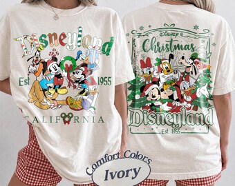 Disneyland Est 1955 Christmas Sweatshirt, Mickey And Friends Christmas Sweatshirt, Disney Christmas Shirt, Christmas Family Party 2026