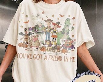 Toy Story Halloween Shirt, Toy Story Shirt, Toy Story Halloween, Disney Halloween Shirt, Toy Story Characters Comfort Colors