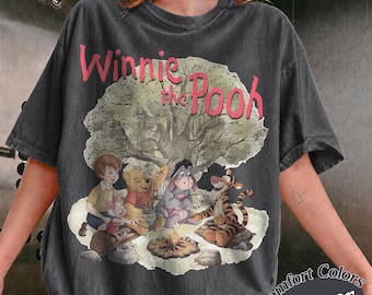 Comfort Colors Winnie The Pooh And Friends Shirt, Disney Pooh Shirt, Disneyland Shirt, Pooh Bear Shirt, Disney Shirt, Disney Trip Sweatshirt