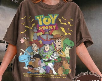 Retro Toy Story Halloween Shirt, Disneyland Halloween Sweatshirt, Vintage Toy Story Shirt, Halloween Party 2026, Pixar Halloween Shirt
