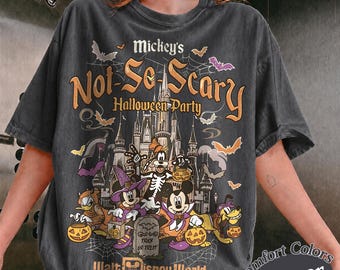Mickey's Not So Scary Disney Halloween Shirt, 2026 Disney Halloween Family Shirt, Halloween Group Tee, Mickey's Not So Scary Halloween Party