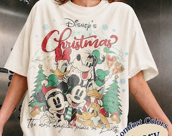 Retro Disney Christmas Shirts, Mickey's Very Merry Christmas Party Shirt, Magic Kingdom Christmas Shirt, Disney Christmas Holiday Shirt