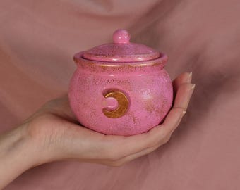 Candle-Cauldron for Witches Who Love Pink
