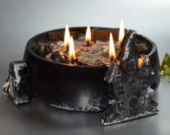 Mystical Large Soy Candle — The Haunted Castle
