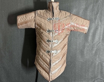 Classic Padded Gambeson – Medieval Quilted Armor for Renaissance & LARP
