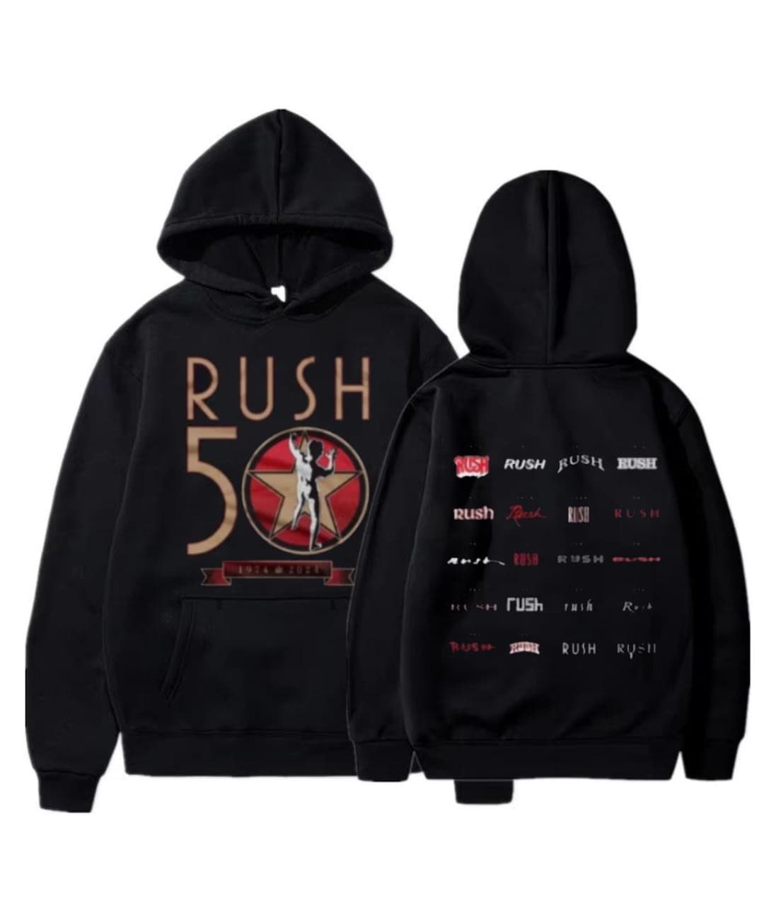 Rush R50 Tour T-shirt, Vintage Rock Band Fan Apparel - Etsy Australia