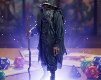 Human Wizard STL | Fantasy RPG Character | 3D Printing Model