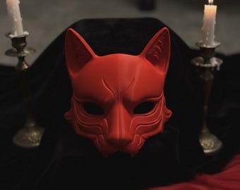 Fox Mask | 3D Printed Wearable Mask | Wall Decor & Fantasy Costume