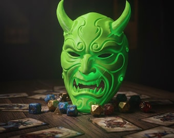 Demon Mask | Full Face Fantasy Cosplay | 3D Printed